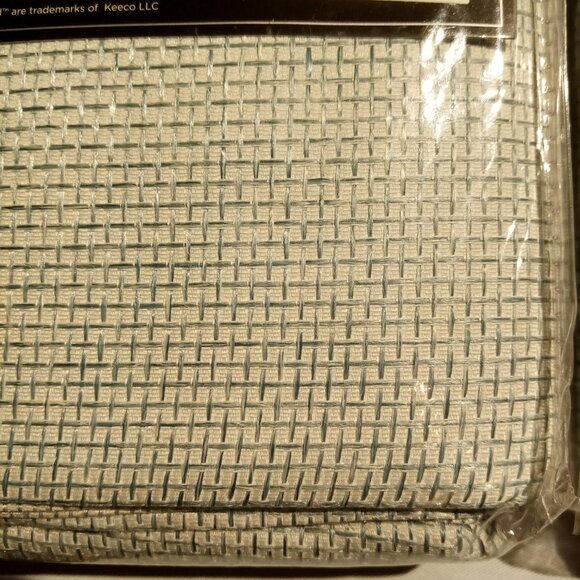 Eclipse Walken Rod Pocket Room Darkening Curtain 40W x 84L  Seafoam 2 Panels NEW - Picture 9 of 9